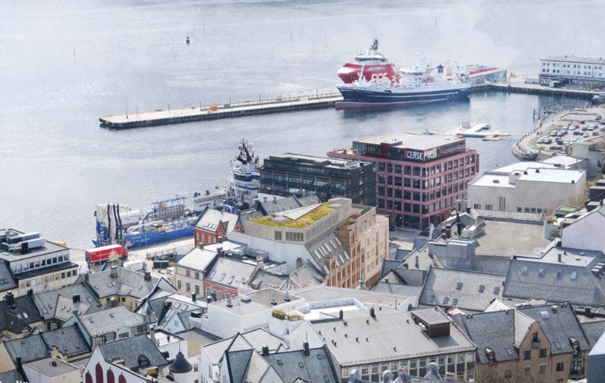 Utsikt fra Aksla (ill.: VerkStad Arkitektur og Plot Arkitekter)