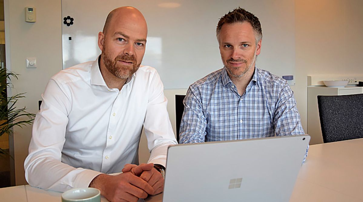 Erik Herje, leder for kvalitet og rådgivning og Øyvind Tørlen, teamleder Cloud i Avento.