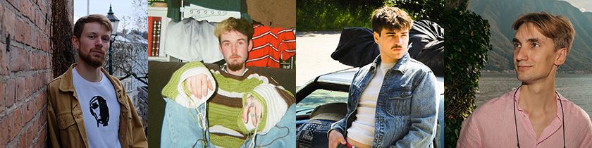 Kollasj unge kulturtalenter