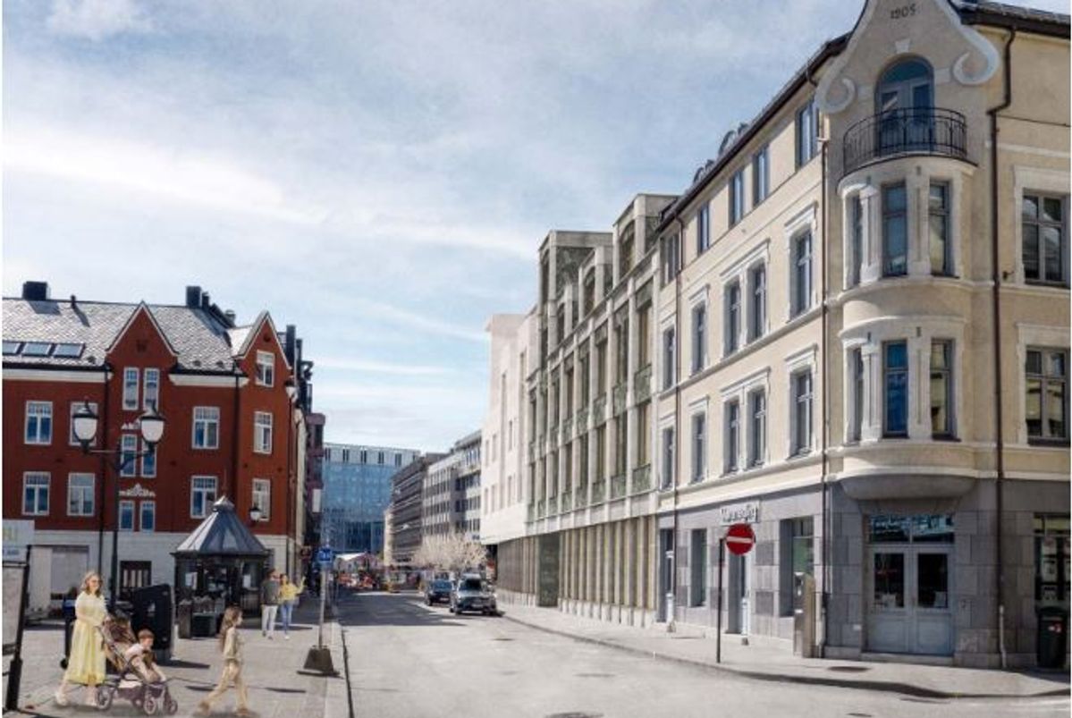 Fra Keiser Wilhelms gate (ill.: VerkStad Arkitektur og Plot Arkitekter)