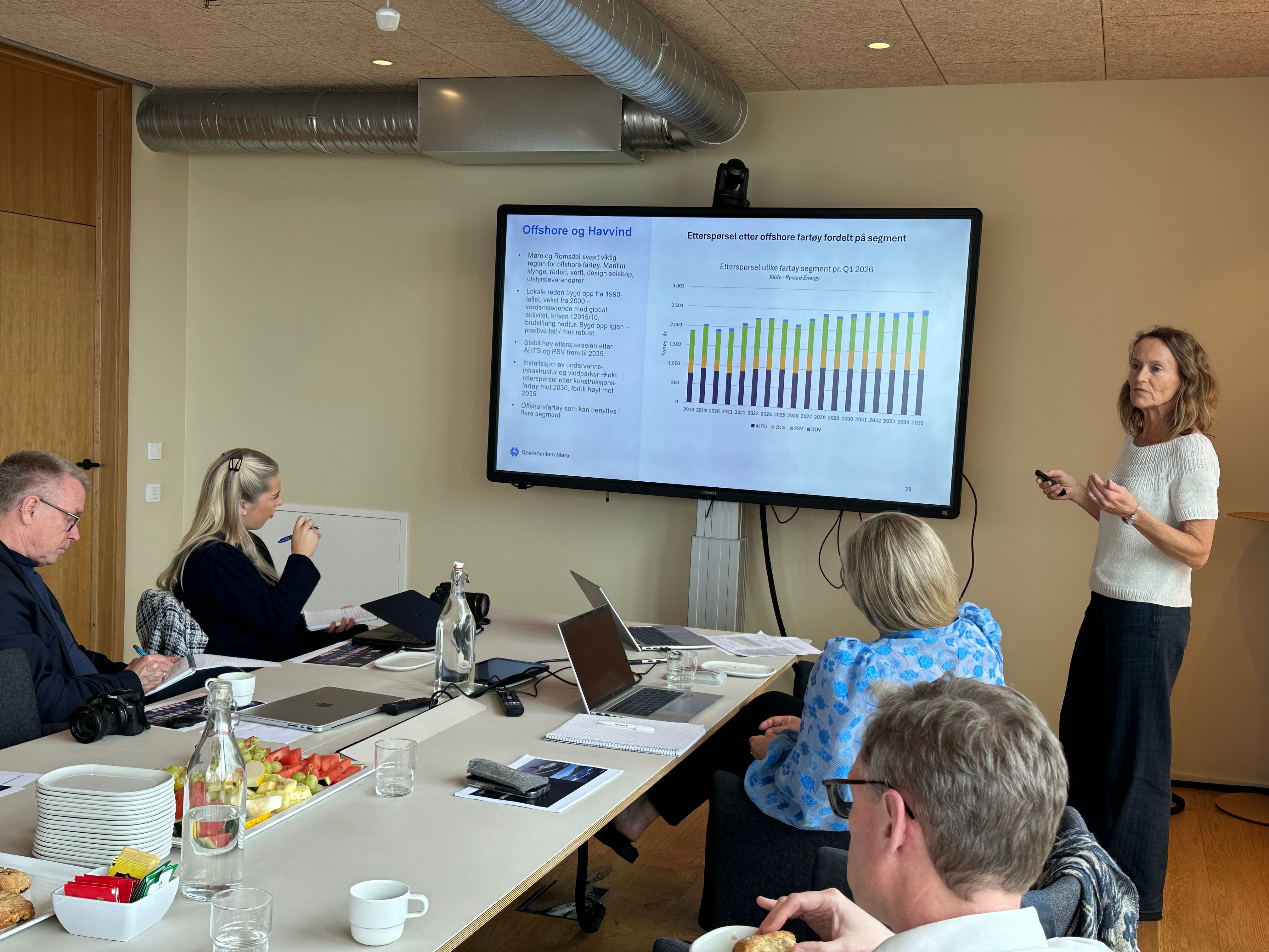 Marianne Kvinnesland, Banksjef Maritim Sparebanken Møre.