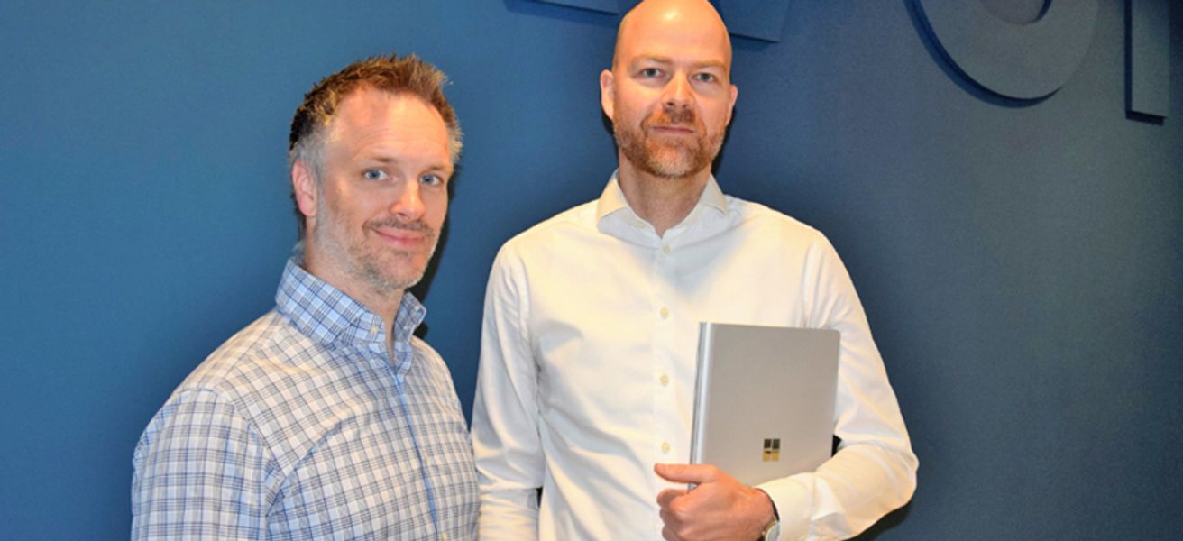 Erik Herje, leder for kvalitet og rådgivning og Øyvind Tørlen, teamleder Cloud i Avento.