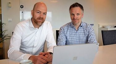 Erik Herje, leder for kvalitet og rådgivning og Øyvind Tørlen, teamleder Cloud i Avento.