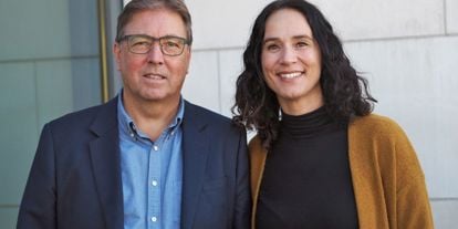 Assisterende banksjef Eiendom Vibeke Sjåstad Sand og Tor Ekroll, banksjef Eiendom i Sparebanken Møre.