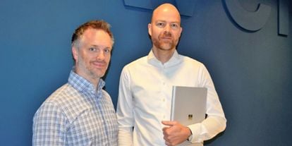 Erik Herje, leder for kvalitet og rådgivning og Øyvind Tørlen, teamleder Cloud i Avento.
