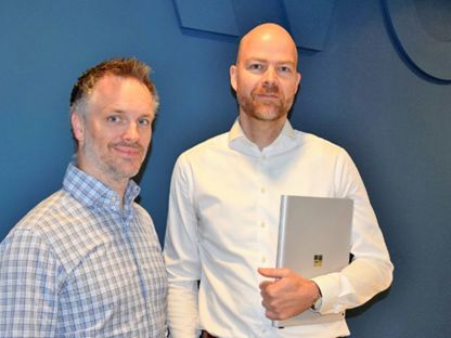 Erik Herje, leder for kvalitet og rådgivning og Øyvind Tørlen, teamleder Cloud i Avento.