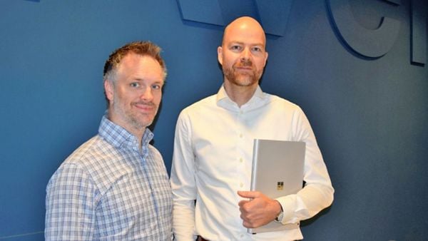 Erik Herje, leder for kvalitet og rådgivning og Øyvind Tørlen, teamleder Cloud i Avento.