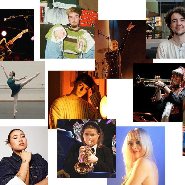 Kollasj med bilder av unge kultur-talent